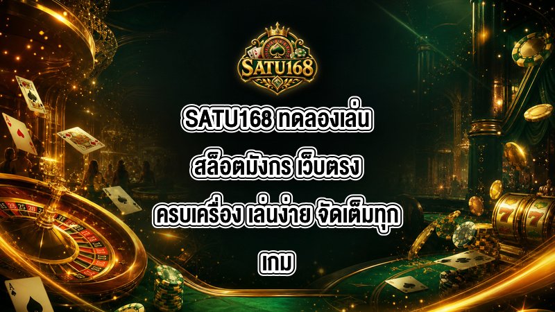 SATU168 ทดลองเล่นสล็อตมังกร
